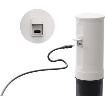 Outin Nano A000005, портативная кофемашина, 7500mAh, 20 бар, 92°C, 0.08л, белый (A000005)