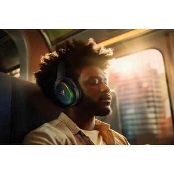 Razer Barracuda X Chroma RZ04-05220100-R3M1 bezvadu spēļu austiņas, 40mm, 32Ω, 96dB, 20-20000Hz, Bluetooth 5.3, USB-C, RGB (RZ04-05220100-R3M1)