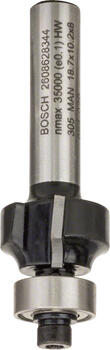 Noapaļošanas frēze HM R=3 mm, divpusējā, Rokas frēzēm, malu frēzēm NOAPAĻOŠANAS FRĒZE STANDARD FOR WOOD, 2608628344, BOSCH (2608628344)
