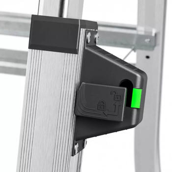 Hailo TopLine TL100 038450100, teleskopiskās kāpnes, 3-5 pakāpieni, 309cm, 150kg, alumīnijs (038450100)