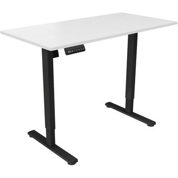 White Shark Spēļu galds LIGHT-OBSIDIAN-1, 710–1160mm, 1200×600mm, 50kg, elektriskā augstuma regulēšana, tērauds/alumīnijs (LIGHT-OBSIDIAN-1)