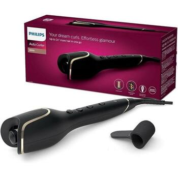 Philips утюжок для завивки волос BHB876/00 время нагрева 30 сек, длина шнура 2 м, диапазон температуры 170 °C - 190 °C - 210 °C (BHB876/00)