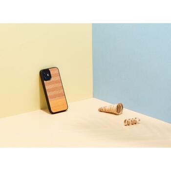 Man&Wood чехол M8543B, оранжевый, совместим с Apple iPhone 12 mini, 5.4 дюйма (M8543B)