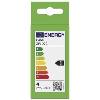 Emos LED лампочка Filament Mini Globe ZF1D22, 3,4 W, 470 lm, теплый белый, E14, 25 000 часов, 360°, 4 чипа (ZF1D22)
