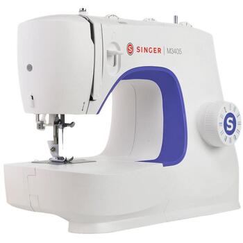 Singer Šujmašīna M3405, 23 dūrieni, 1 pogcaurums, automātiska vītne, regulējams dūriena garums, regulējams dūriena platums (M3405)