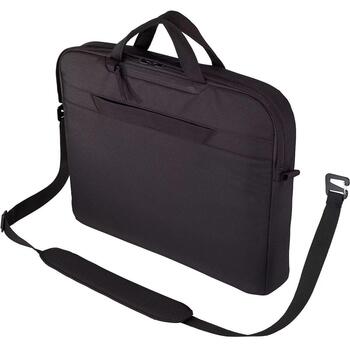 Case Logic Сумка для ноутбука Invigo Eco Attaché INVIA116 BLACK, 39,6 см, полиэстер, водоотталкивающая, съемный плечевой ремень (3205103)