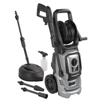 POWERPLUS POWXG90411 мойка высокого давления для авто террасы и уличных поверхностей 1800Вт 140бар 420л/ч шланг 8м (POWXG90411)
