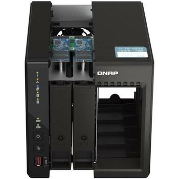 Qnap накопительный башня TS-253E-8G, 2.5GbE, 8GB RAM, 2 HDMI, 2 RJ45, 2 USB 3.2, 2.5-дюймовые SATA HDD/SSD, 2 отсека (TS-253E-8G)