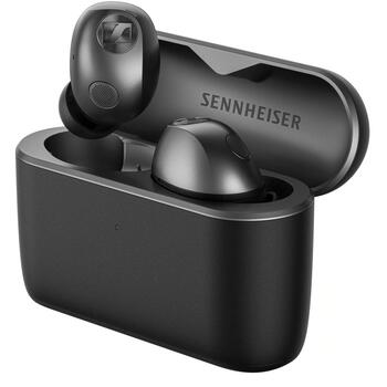 Sennheiser Наушники MOMENTUM True Wireless 5 700350, Bluetooth 6.0, 5-21000Гц, 107дБ, 7мм, 12ч, 4 микрофона, шумоподавление (700350)