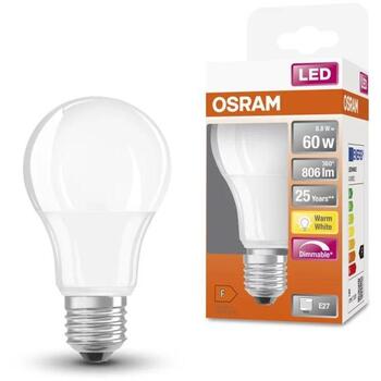 Osram Лампа Parathom Classic LED 4058075433861, 8.8 W, 806 лм, E27, 2700 K, диммируемая, 25000 ч (4058075433861)