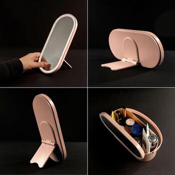 Rio Органайзер для макияжа с зеркалом CSBB-EU/1.6, 24.1cm x 11.7cm x 10.4cm, USB зарядка, LED подсветка, портативный дизайн (CSBB-EU/1.6)