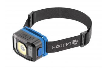 Hogert HT1E422 LED celtniecības lukturis, 3.7V 1200mAh, 120lm, 5W, IPX6, 7 režīmi, kustības sensors (HT1E422)