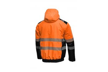 Hogert MILA brīdinājuma jaka HT5K348-XL, 180 g/m², EN ISO 20471 2. klase, EN 343 3/1, EN 14058 -5°C, OXFORD 300D ar PU pārklājumu (HT5K348-XL)