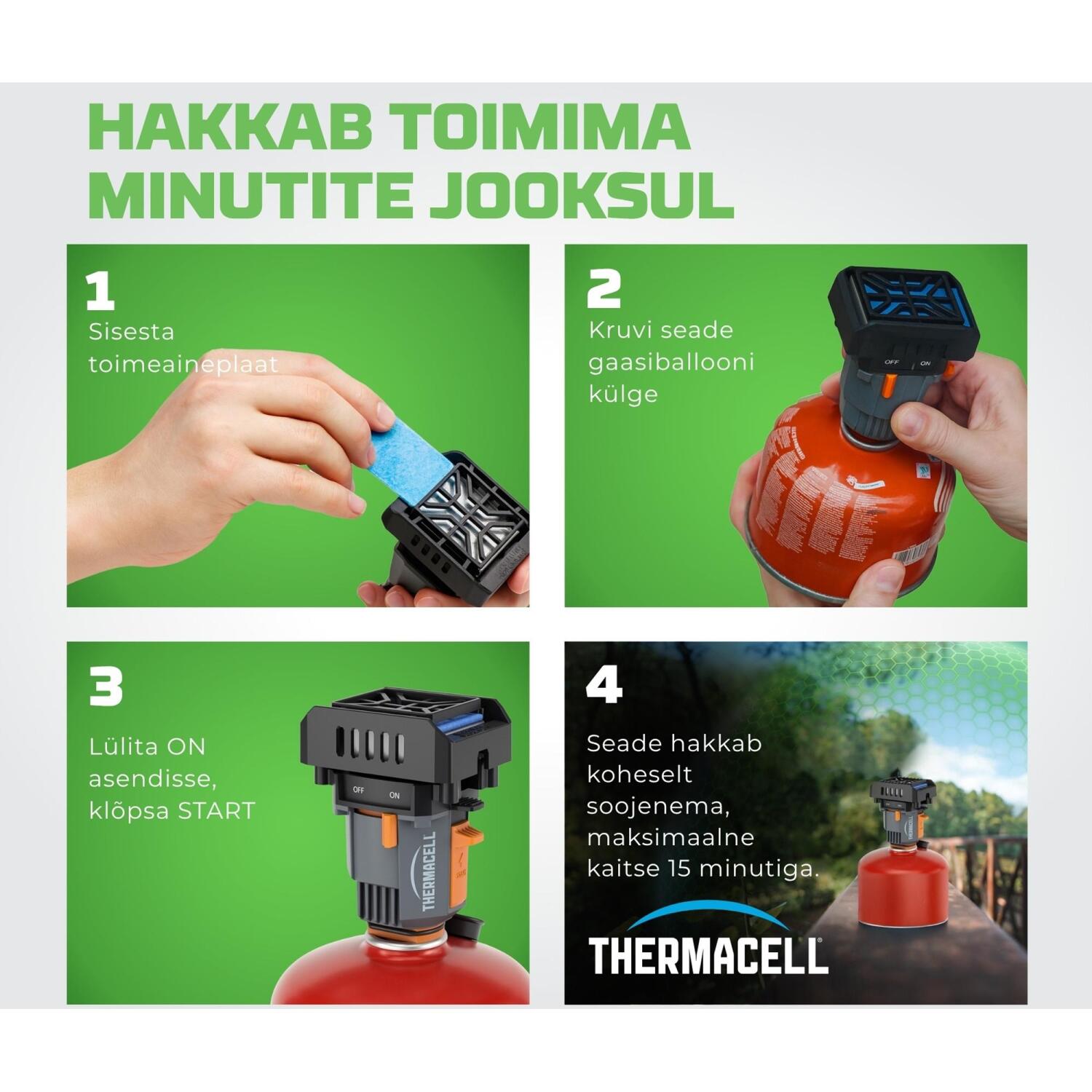 Thermacell Repelenta papildināšana M48-XIX, 12 plāksnītes, atbaidītājs, odi (M48-XIX)