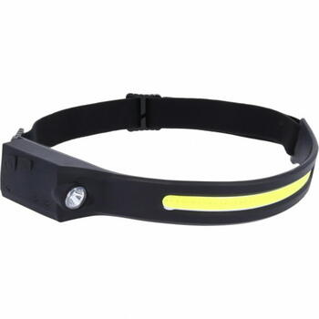 Kstools Налобный фонарь 150.4520, 3W COB LED, 1W XPE LED, 1200mAh, USB-C, датчик движения, освещение 270°, 4 уровня яркости (150.4520)