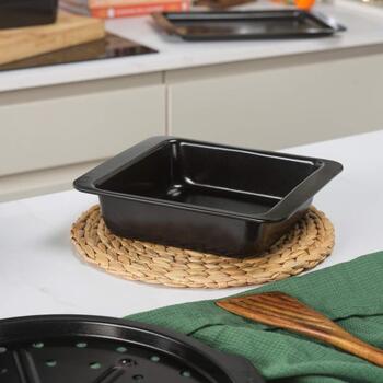 Salter Expert квадратная форма для выпечки BW14530, 5.8x21.6x25cm, углеродная сталь, 220°C, двухслойное антипригарное (BW14530)