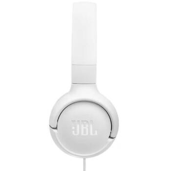 JBL Tune on-ear austiņas ar USB, baltas (JBLT520CWHT)