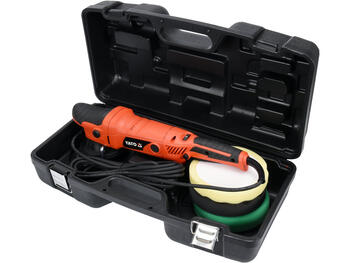 Yato YT-82200 ekscentriskais pulētājs, 720W, 150mm, 2100-5000 apgr./min, 5m, 2.2kg, M8, IP20, mīkstais starts (YT-82200)
