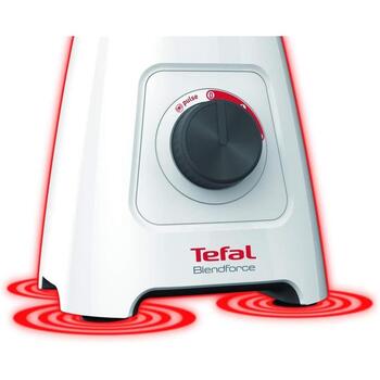 Tefal Блендер Blendforce II BL420131, 600 Вт, 2 л, пластиковая чаша, дробление льда, белый (BL420131)