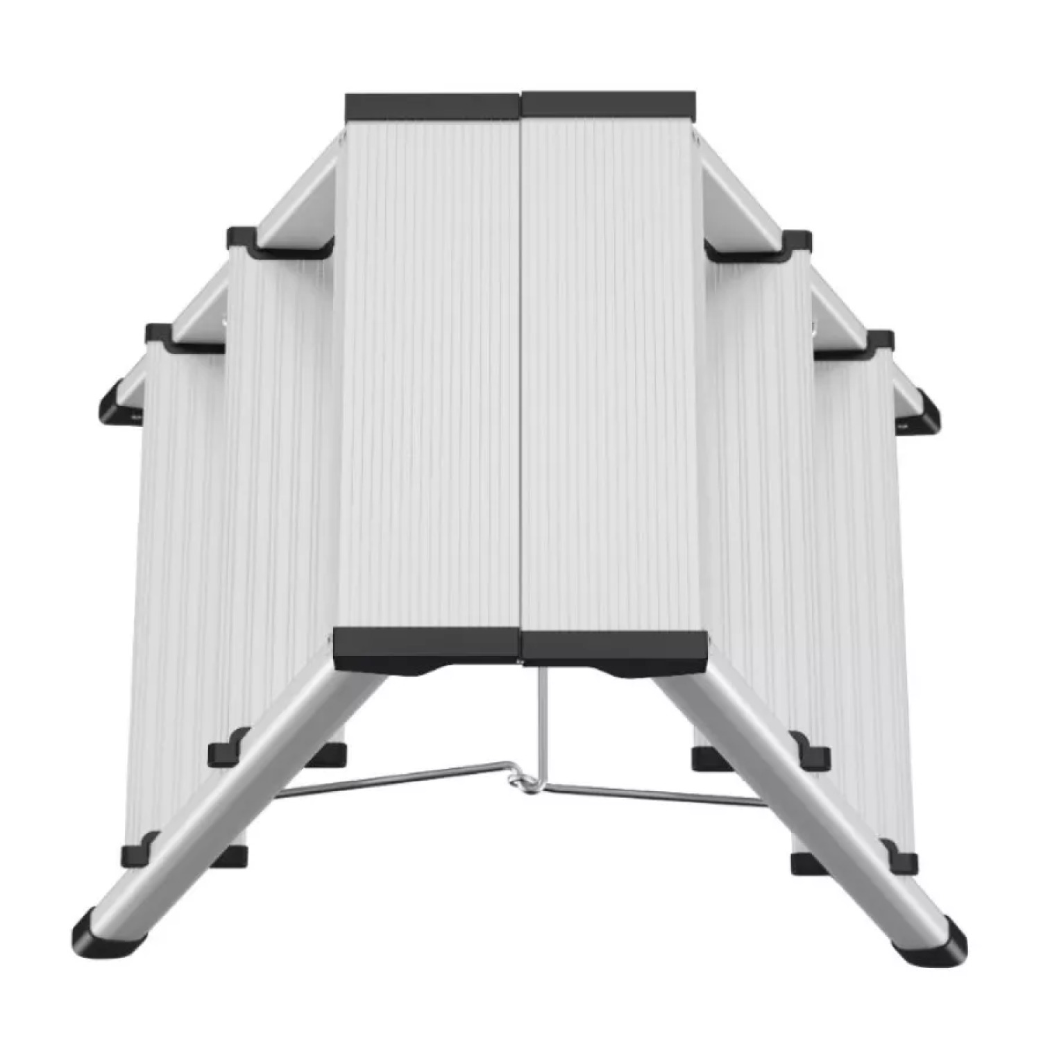 Hailo Pakāpienu soliņš D60 StandardLine 034443701, 2x3 pakāpieni, alumīnijs, 150kg, 260cm, salokāms (034443701)