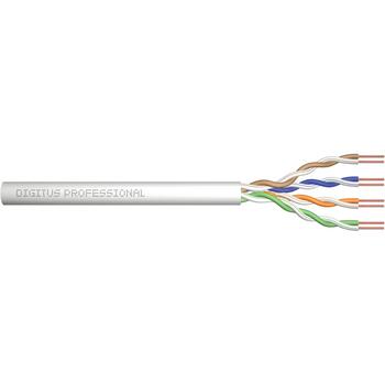 Digitus Установочный кабель ACU-4611-305, 305м, CAT 6, 8 проводов, UTP, минимизированный перекрестный разговор, серый (ACU-4611-305)