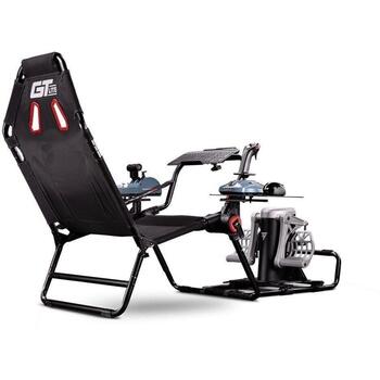 Next Level Racing Игровое кресло GTLITE NLR-S021, 176x93x95см, 14.4кг, складное, регулируемое, совместимо с Logitech, Thrustmaster (NLR-S021)