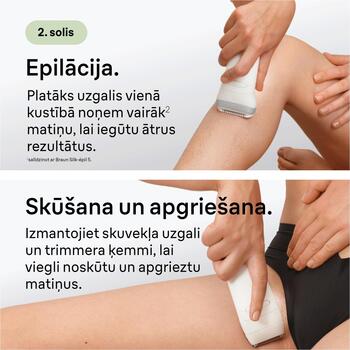 Braun epilators Silk-épil 7 7-081, 40 pincetes, MicroGrip, 40 min, 1 h, 100-240 V, mitrs un sauss, bezvadu, iebūvēts apgaismojums (7-081)
