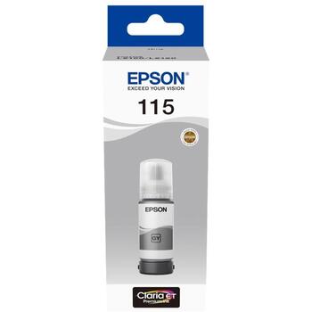 Epson Чернила бутылка C13T07D54A, 70мл, Серый, 1 упаковка, Совместимость с L8160, L8180 (C13T07D54A)