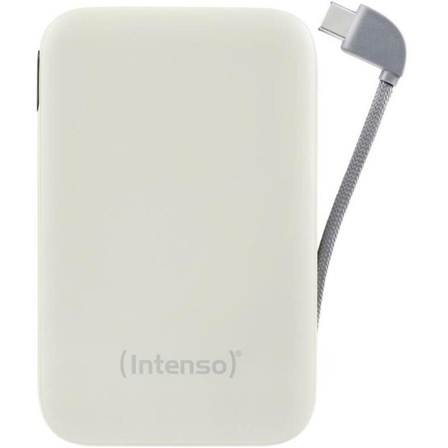 Intenso Power Bank S10000 10000 мАч, литий-полимер, 1 Type-C порт, 3 А, ЖК-дисплей, бежевый (7333031)