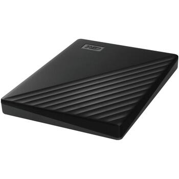 WD My Passport внешний жесткий диск, WDBYVG0020BBK-WESN, 2ТБ, 5000Мбит/с, USB 3.2 Gen 1, 256-бит AES, черный (WDBYVG0020BBK-WESN)