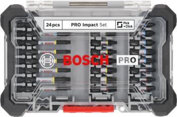 PRO Impact Skrūvgriežu Uzgaļu Komplekts, izturīgs tērauds, 24 gab., 2608521U75, BOSCH (2608521U75)