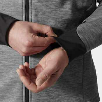 Helly Hansen džemperis 72380_930-L, pelēks L, 260 g/m², pārstrādāts poliesters, YKK rāvējslēdzējs, krūšu kabata, roku kabatas (72380_930-L)