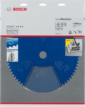 Alumīnija zāģa asmens ar HLTCG zobiem, 305 mm, 96 zobi, 2608644115, BOSCH (2608644115)