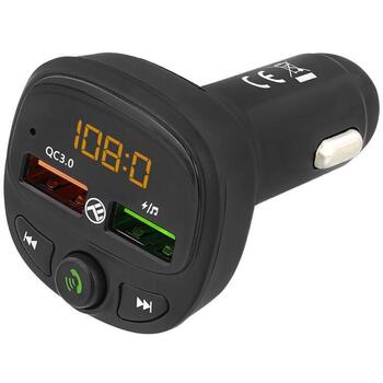 Tellur FM raidītājs, FMT-B7, TLL622051, 87.5-108.0 MHz, Bluetooth 5.0, QC3.0 USB, MicroSD līdz 64GB (TLL622051)