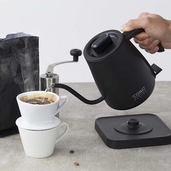 Электрический чайник Coffee Classic 1310 W 0.6 L 360° база Чёрный 01877 Caso (01877)