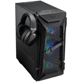 Asus Корпус для ПК TUF Gaming GT301 90DC0040-B49000, Черный, ATX, 4x2.5'' SSD, 2x3.5'' HDD, RGB подсветка (90DC0040-B49000)