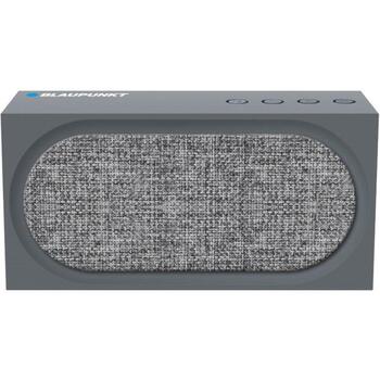 Blaupunkt BT06GY Bluetooth-динамик, 5 Вт, 1200 мАч, 3-5 ч, FM, microSD, AUX, серый (BT06GY)
