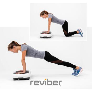 Reviber Vibrācijas plāksne RV-VISL-MO/1.1, 99 intensitātes līmeņi, 3 masāžas režīmi, maksimālais svars 150 kg (RV-VISL-MO/1.1)