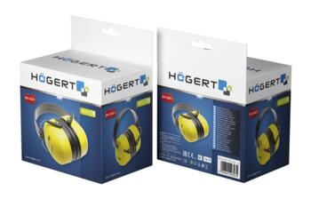 Hogert HT5K175 наушники, SNR 27,3 дБ, H 30, M 16,5, L 25,5, EN 352-1, III кат., пена с памятью (HT5K175)