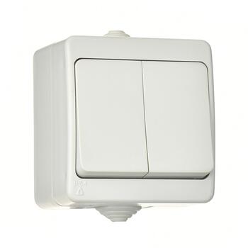 Slēdzis v/a hermēt., 2 taustiņi, 01071300-100103, GÜNSAN (01071300-100103)