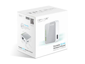 TP-Link TL-MR3020 портативный 3G/4G беспроводной N300 маршрутизатор 150 Mbps 2.4 – 2.4835 GHz Белый (TL-MR3020)