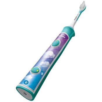 Philips Зубная щетка Sonic HX6322/04, 2 режима, 2 насадки, перезаряжаемая, Bluetooth, Aqua (HX6322/04)