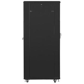 Lanberg Rack шкаф 19 42U FF01-8042-23B, 800mm, 42U, 800kg, IP20, перфорированная дверь, 4 вентилятора (FF01-8042-23B)