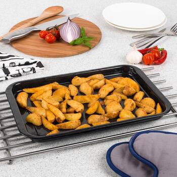 Russell Hobbs Формa для выпечки CW114712EU, 24,6x36x2,5см, сталь, черная (CW114712EU)