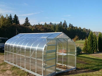 Siltumnīca KLASIKA 10 - 2.5m x 4m - 6mm polikarbonāta 4779037490264 KLASIKA GREENHOUSE (4779037490264)