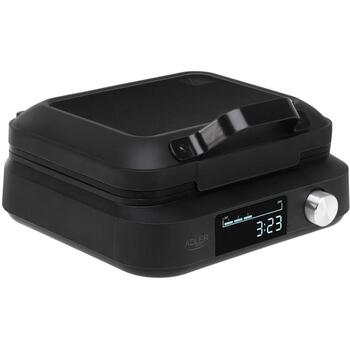 Adler Vafeļu cepējs AD 3087, 2200 W, 2 vafeles, Beļģu, LED displejs, regulējams termostats, nelīpošs pārklājums (AD 3087)