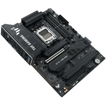 Asus TUF GAMING X870E-PLUS WIFI7, AMD, Socket AM5, DDR5, 256 GB, 4 DIMM, 4 M.2, 2.5 Gb Ethernet, Wi-Fi 7, 7.1 kanālu audio (TUF GAMING X870E-PLUS WIFI7)