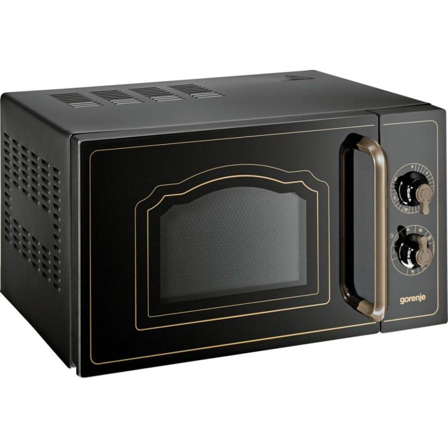 Gorenje СВЧ-печь с грилем MO4250CLB, 20 Л, 700 Вт, Гриль, Черный, 360°StirTechnology, CeramicInside, EasyClean (MO4250CLB)