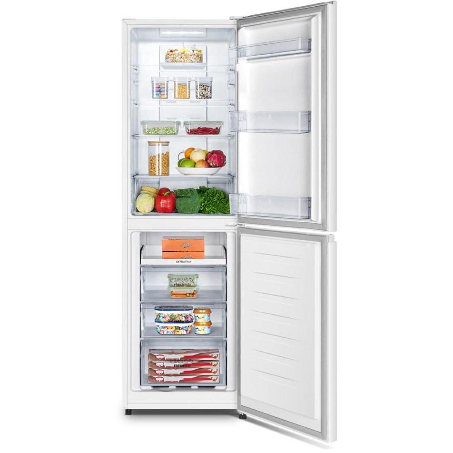 Gorenje Холодильник с морозильником NRK418ECW4 20007237, 256л, 171л, 85л, 5кг/24ч, E, 37дБ, 2 двери, 3 полки, No Frost Plus (NRK418ECW4)