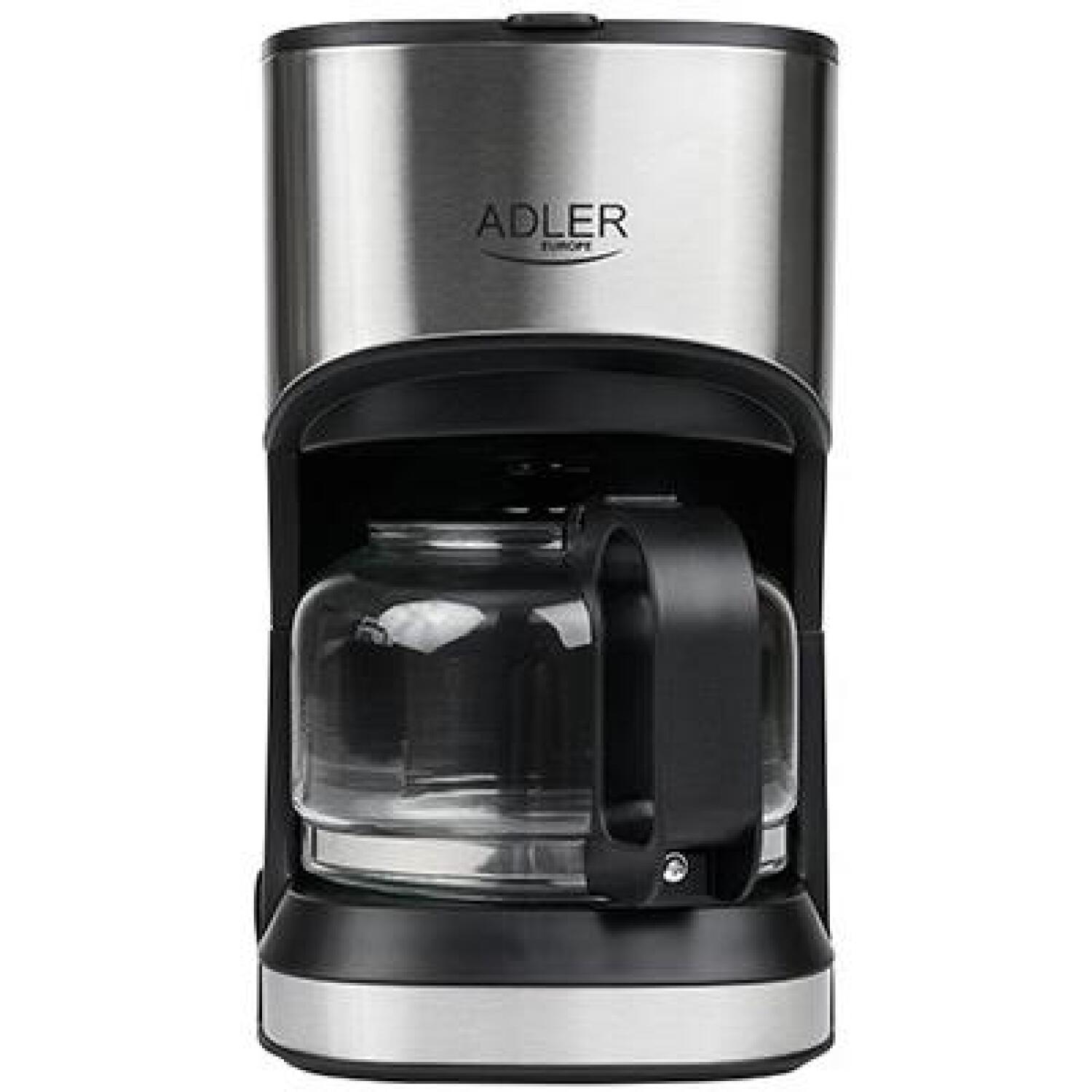 Adler Кофеварка AD 4407, 550 W, 0.7 L, Полуавтомат, Черный, Смываемый фильтр, Антикапельная функция (AD 4407)